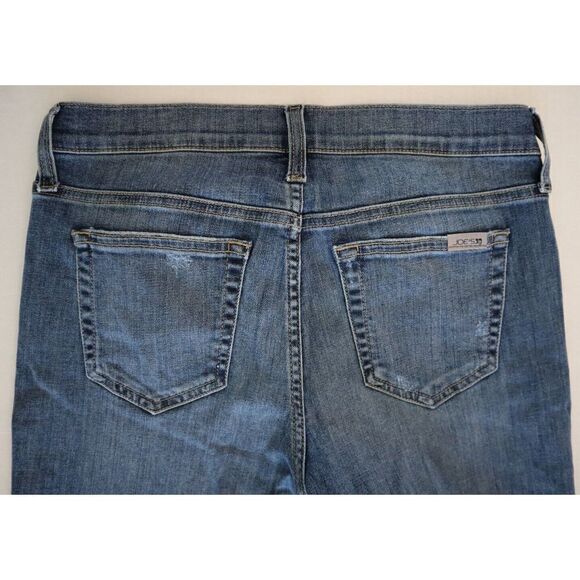 Joe's Jeans Women's Sz 28 Lisburn Blue Distressed Mid-Rise Skinny Jeans $110 - Picture 6 of 7